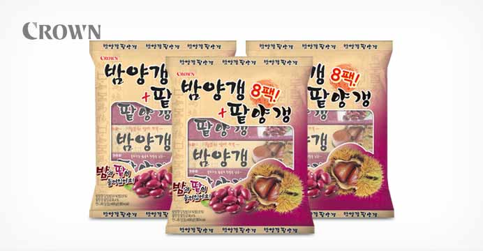 크라운 연양갱 8개들이 3봉 (총 24개)