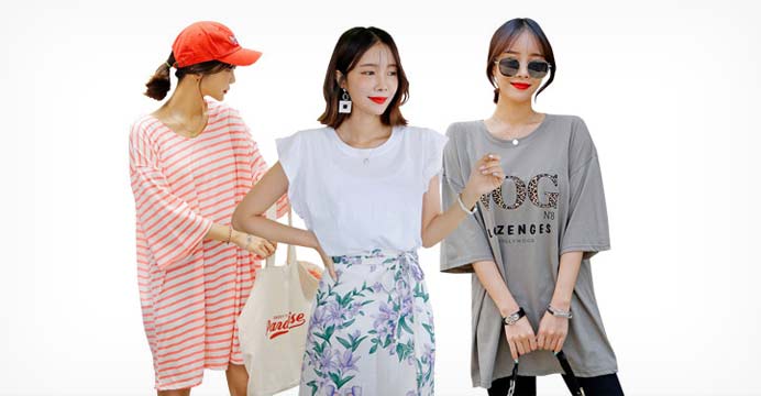 간절기신상 박스원피스/박스티/빅사이즈/루즈핏