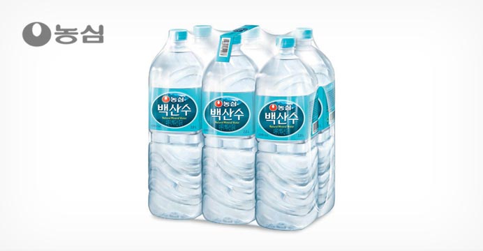 [생수전문배송]백산수 2L 6병