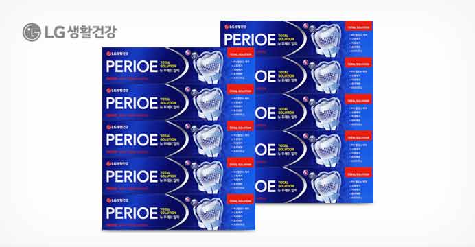 페리오 치약 뉴후레쉬알파 치약 170g 10개