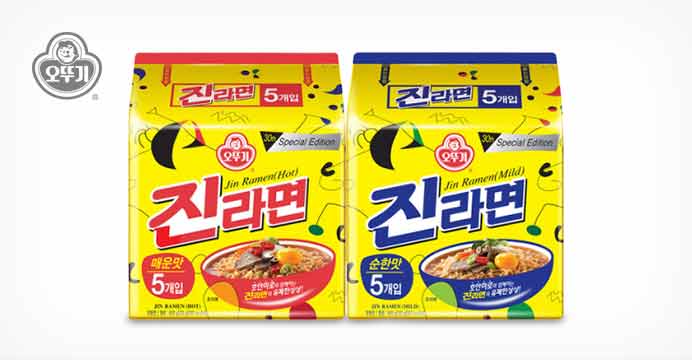 오뚜기 진라면 매운맛/순한맛 40개