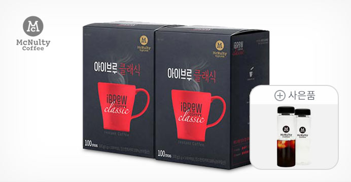 맥널티 아이브루 클래식 커피 100T+100T+증정