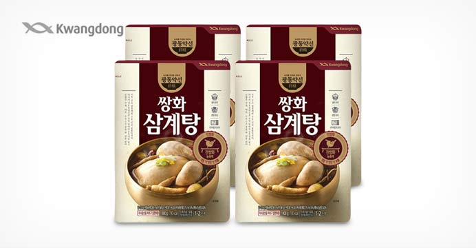 광동약선 쌍화삼계탕 1000g 4봉