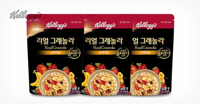 켈로그 그래놀라 리얼그래놀라 400g 3봉지