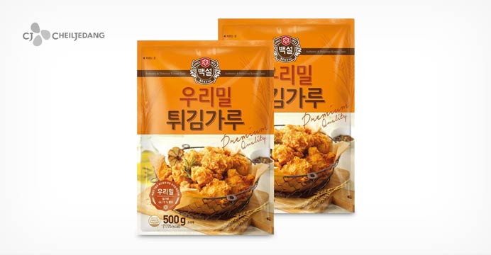 우리밀 튀김가루500g 2개