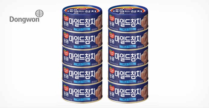 [13%쿠폰] 동원 마일드 참치 200g 10캔