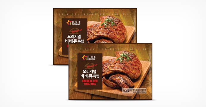 오리지널 바비큐 폭립 450g x2팩+20%쿠폰