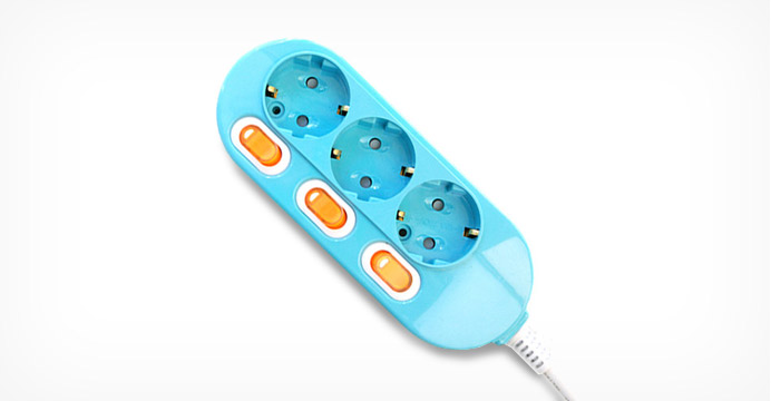 국산 개별스위치 멀티탭 3구 1.5m