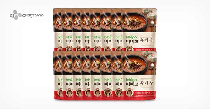 CJ!    비비고 육개장 500g x 16개