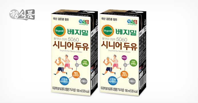 [10%쿠폰] 베지밀 5060 시니어두유 190ml 32팩