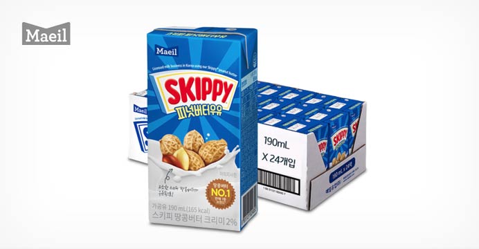 [13%쿠폰] 매일 스키피 피넛버터우유 24팩
