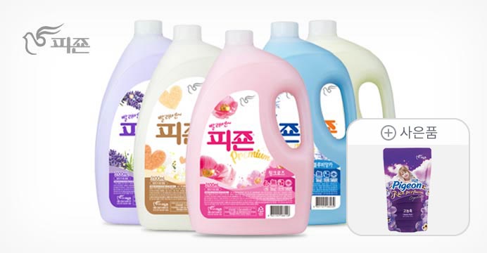 [12%쿠폰] 피죤 섬유유연제 3100ml 4개+사은품