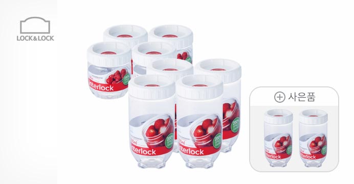 [12%쿠폰]락앤락 냉장정리용기 280/500ml 8+2개