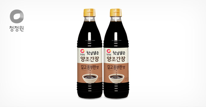 [12%쿠폰]양조간장 깊고풍부한맛 840mlX2병