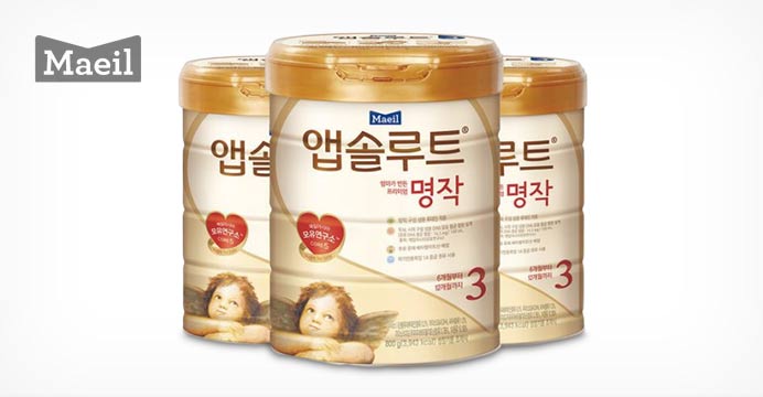 [15%쿠폰] 앱솔루트 명작 3단계 800g 3캔