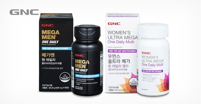 GNC 우먼스&맨 원데일리 멀티비타민 60일분