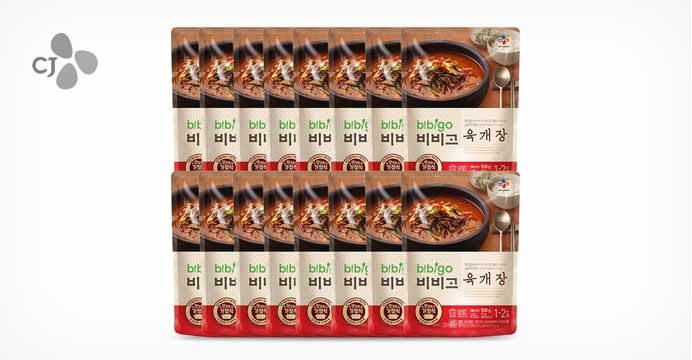 (클럽가40,910원)비비고 육개장 500g 16개