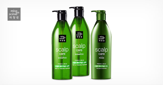 [미쟝센] 미쟝센 스칼프케어 샴푸2통 + 린스1통