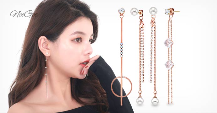 [진주세트증정] 니지쥬얼리 14K 골드귀걸이