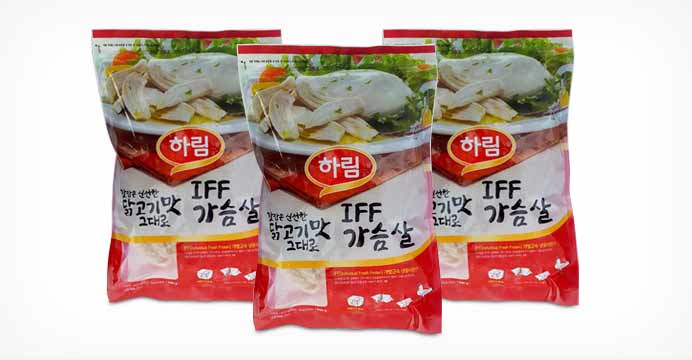 하림 IFF 닭�!   �슴살 1kg 3봉