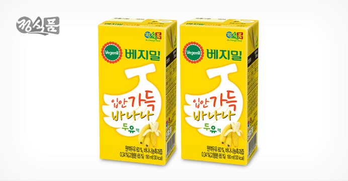 베지밀 입안 가득 바나나 두유 190ml x 32팩