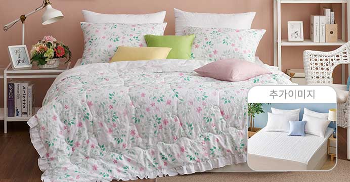 간절기 이불+패드+베개커버 풀세트