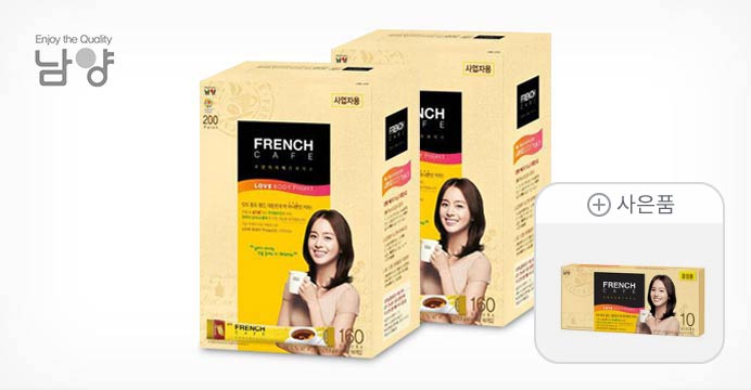 [15%쿠폰] 프렌치카페 커피믹스 320T+증정