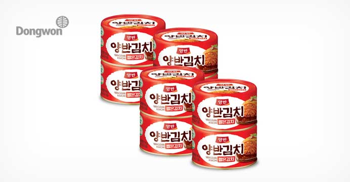 동원 양반 썰은김치 160g 8캔