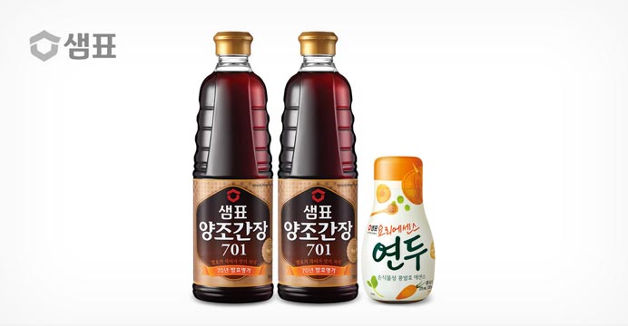 양조간장701 930ml 2팩+연두 /쿠폰가 12,700