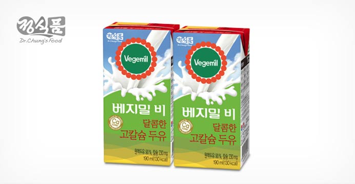 베지밀B 달콤한 고칼슘두유 190ml x48팩