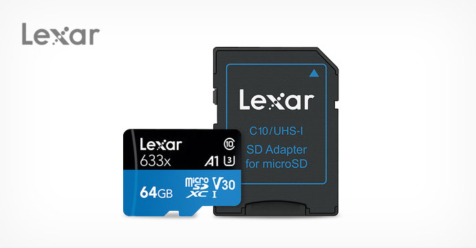 저세상 무배 텐션! LEXAR 마이크로SD 64GB