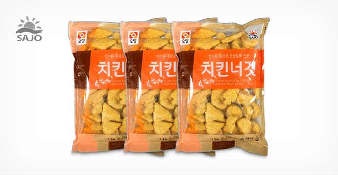 사조치킨너겟1kg+1kg+1kg