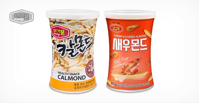 머거본 새우몬드80g+칼몬드100g