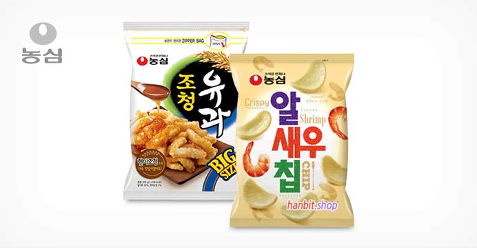 농심 조청유과 5봉+알새우칩5봉 (총10봉)