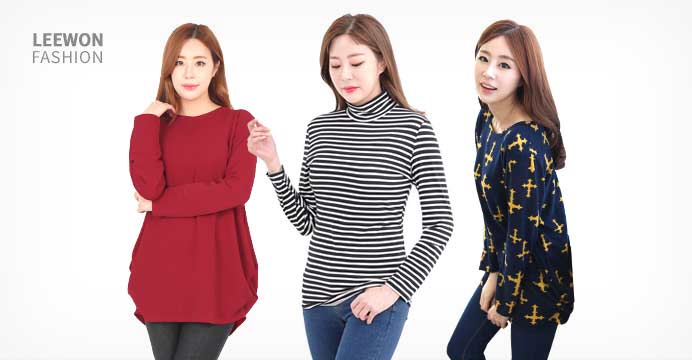 빅사이즈까지 편안한 루즈핏 니트티