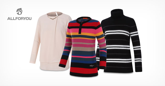 올포유 FW시즌 의류 니트/가디건/팬츠 특가전