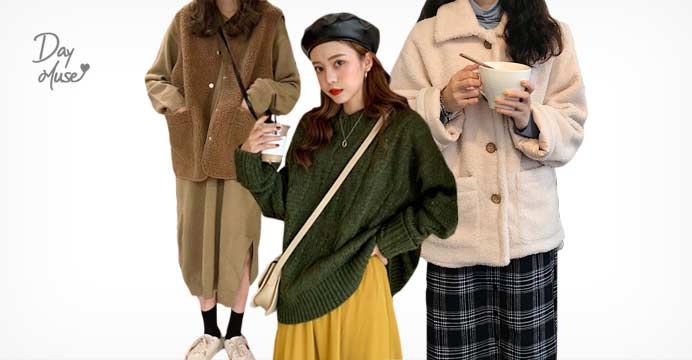데이뮤즈 가을 신상 포근 니트/아우터