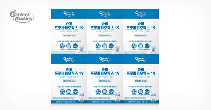 슈퍼 프로바이오틱스19 유산균 6박스