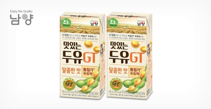 [10%쿠폰] 맛있는두유 GT 190ml 24입