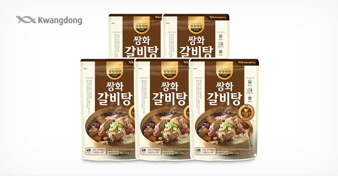 [15%쿠폰] 광동약선 쌍화갈비탕 500g x 5봉