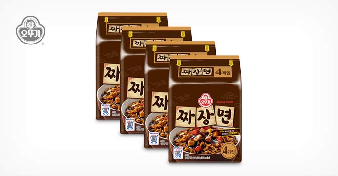 오뚜기 짜장면 멀티4팩