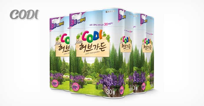 코디 허브가든 30롤X3팩 (90롤)