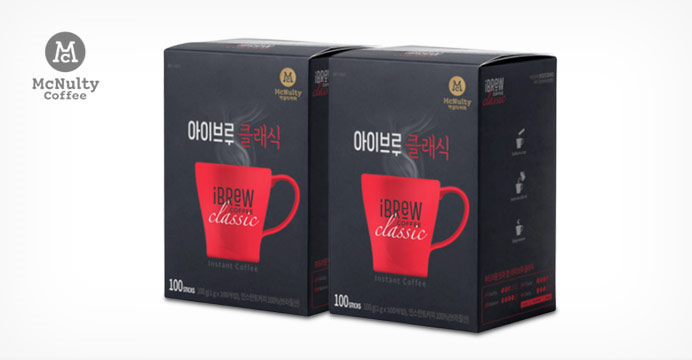 맥널티 아이브루 클래식 커피 100T+100T