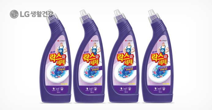 홈스타 락스와세제 후로랄파인 750ml 4개