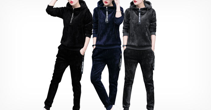 특가! 벨벳 기모 트레이닝복 상하의 세트