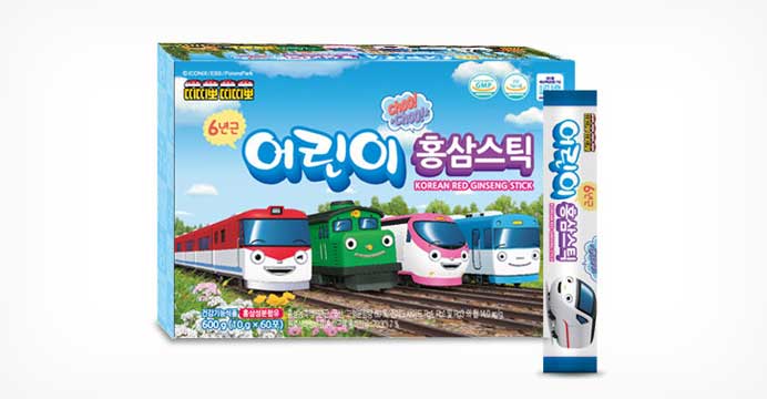 띠띠뽀 어린이 6년근 홍삼스틱 60포