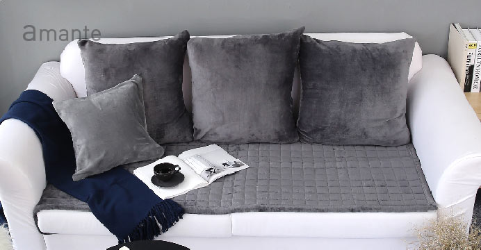 [아망떼] 도톰한 극세사 쇼파패드