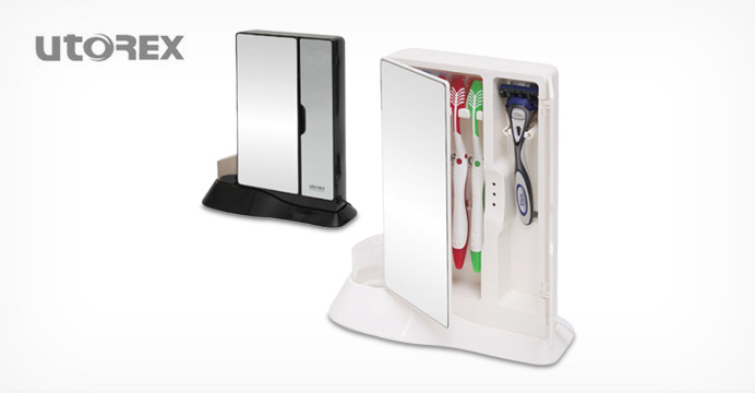 유토렉스 양문형 칫솔살균기