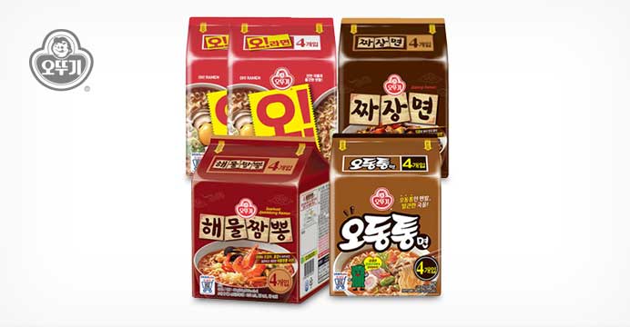 오뚜기 오라면/짜장면/해물짬뽕/오동통면