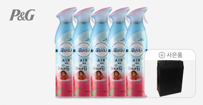 [20%+12%추가할인]페브리즈 에어 5개+선물포장